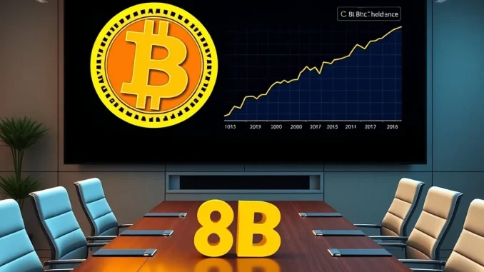 DDC Enterprise's growing Bitcoin holdings depicted by a digital ledger and corporate growth charts, signifying strategic crypto investment.