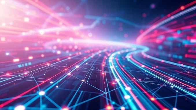 A visualization of aPriori's Swapr platform enhancing DeFi speed and execution quality to match TradFi standards.