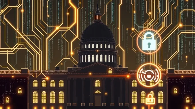 DOGE AI Tool interface streamlining federal regulations, symbolizing government efficiency and digital transformation.