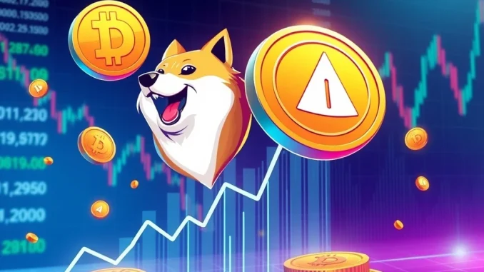 Dogecoin and Mutuum Finance tokens rising in a bullish crypto market