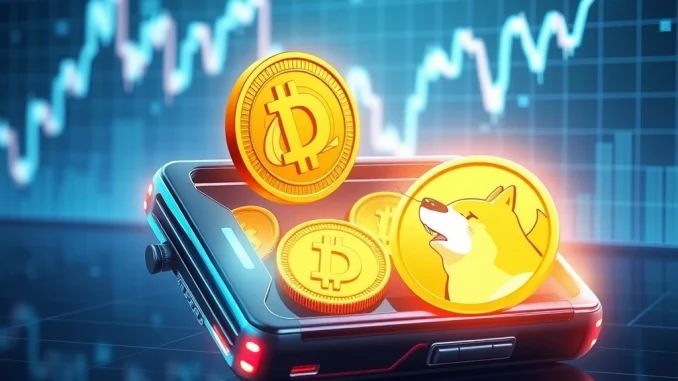Dogecoin whale activity sparks market speculation with 200M DOGE moved from Robinhood.