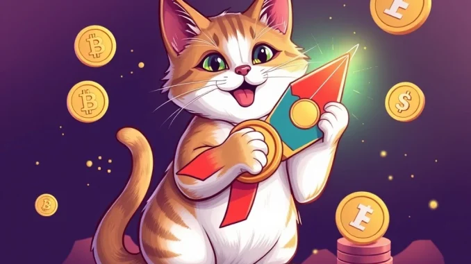 Troller Cat meme coin soaring past Dogecoin and Housecoin in crypto market