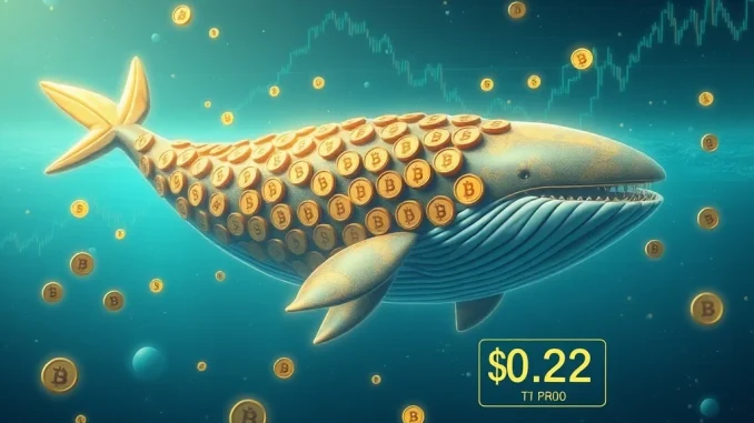 Dogecoin whale accumulation signals potential price breakout near $0.22