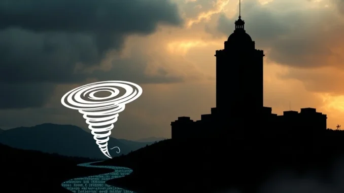 DOJ Dragonfly Capital investigation impacting crypto venture capital, symbolizing legal challenges for DeFi investments.