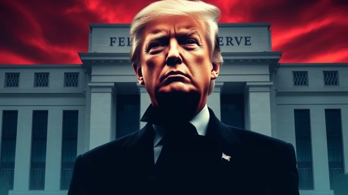 Donald Trump's decisive stance on Federal Reserve Governor Lisa Cook, signaling a challenge to Fed independence.