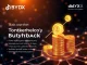 Visualizing the dYdX Foundation's strategic DYDX token buyback and staking, symbolizing growth and stability in the decentralized finance ecosystem.
