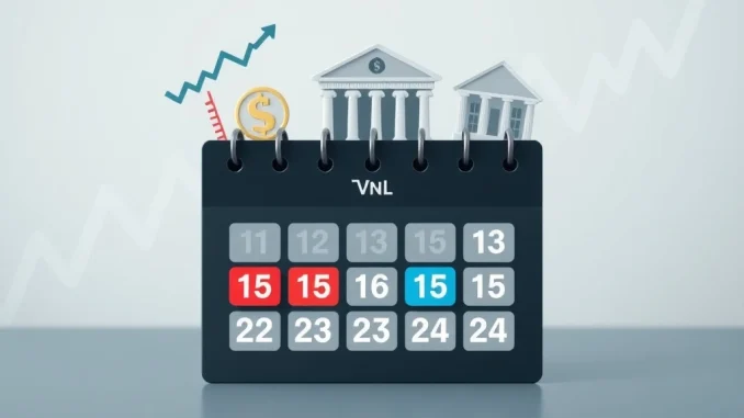 A calendar highlighting crucial economic events this week, symbolizing their potential impact on the crypto market.