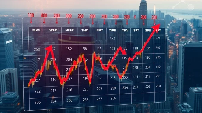 A calendar highlighting key economic events and their potential influence on the volatile crypto market. Focuses on economic events.