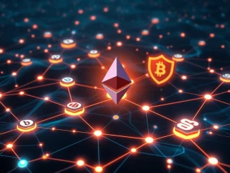 A visual representation of EigenLayer's groundbreaking multi-chain verification, connecting Ethereum restaking to diverse Layer-2 networks for enhanced security and scalability.