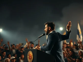 Nayib Bukele addressing supporters after abolishing presidential term limits in El Salvador