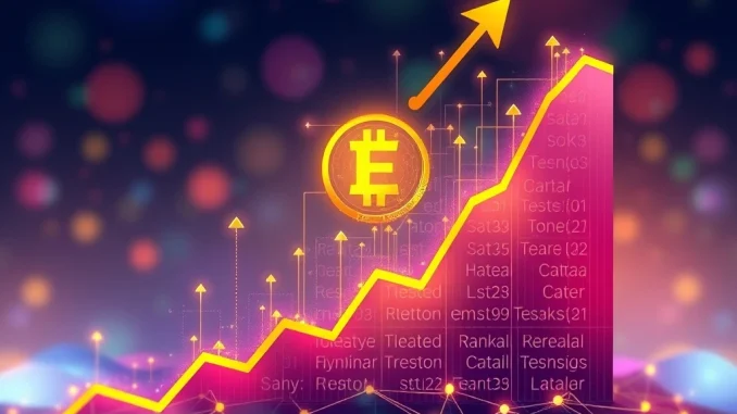 A visual representation of ENS price surging on a digital chart, highlighting strong bullish indicators.