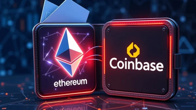 ETH/BTC whale transfers Ethereum to Coinbase in a high-stakes crypto move