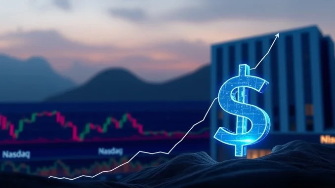 A graphic illustrating the monumental growth of Ethena USDe, with its stablecoin supply reaching a record high, signifying its market impact.