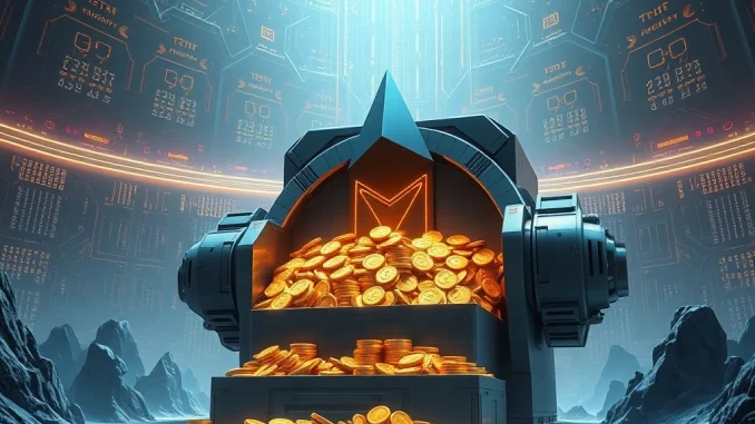 Visualizing Ether Machine's substantial 345,362 Ethereum holdings, representing a strategic long-term crypto investment.