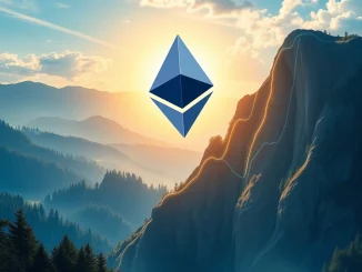 Ethereum's price chart mirroring its 2017 breakout, suggesting a potential massive ETH price surge fueled by institutional adoption.