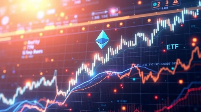 Ethereum price surging with bullish technical indicators and ETF inflows