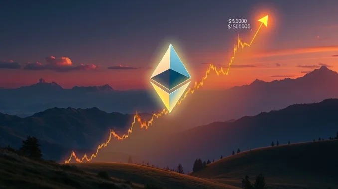 Ethereum News Today: ETH's Astounding 16% Weekly Surge Hints at $10,000 Breakthrough A visual representation of Ethereum's price chart with a Descending Broadening Wedge pattern, illustrating the potential for an ETH price prediction breakout towards $10,000.