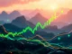 A dynamic chart showing Ethereum Classic (ETCUSDT) price surging upwards, representing powerful market momentum and potential for crypto trading strategies.