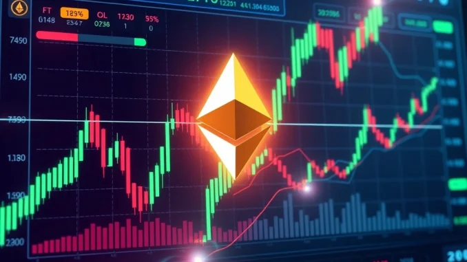 Ethereum Classic price chart showing volatility and key trading indicators