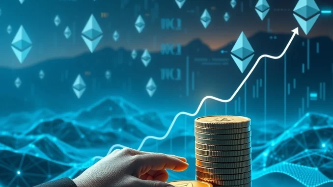 Visualizing DeFiance Capital's substantial ETH purchase impacting institutional DeFi trends, highlighted by on-chain analytics.