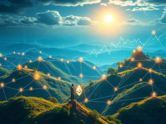 A visual representation of the booming DeFi TVL, illustrating Ethereum's central role in decentralized finance growth.