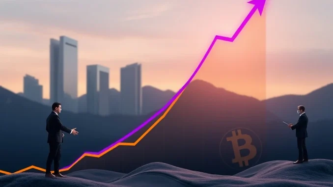 Chart illustrating Ethereum's impressive outperformance driven by massive institutional demand.