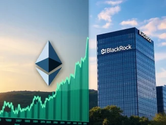 A chart showing the rapid growth of BlackRock ETHA, highlighting its significant impact on the Ethereum ETF market.