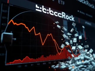 Chart illustrating significant Ethereum ETF outflows, highlighting the impact on investment funds and the broader crypto market.