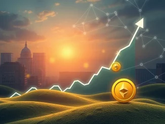 Chart showing Ethereum ETF inflows and Mutuum Finance's presale growth, symbolizing explosive crypto gains and DeFi investment potential.