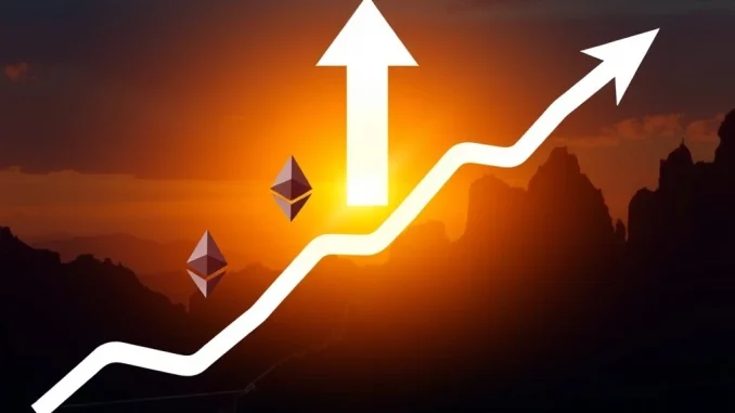 Chart showing a sharp decline in Ethereum ETF outflows, illustrating the significant withdrawal of funds from US Spot ETH ETFs.