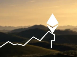 Chart showing a significant decline, symbolizing the $152 million US Spot Ethereum ETF Outflows on August 1st, reflecting market concern.