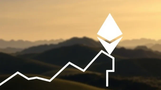 Chart showing a significant decline, symbolizing the $152 million US Spot Ethereum ETF Outflows on August 1st, reflecting market concern.