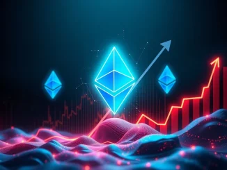 Visualizing the massive growth of Ethereum ETFs, showing upward trends and institutional interest in digital assets.
