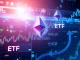 Ethereum ETFs showing inflows and outflows with key financial data highlights