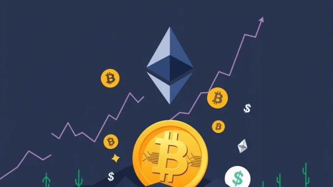 Chart illustrating Ethereum ETFs' significant inflow streak, clearly outpacing Bitcoin ETFs in recent institutional investment.