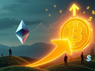 Chart showing a monumental surge in Ethereum ETF assets, indicating a significant shift from Bitcoin.
