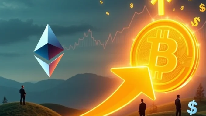 Ethereum ETFs: A Monumental Shift as Ether Assets Skyrocket Past $1 Billion Chart showing a monumental surge in Ethereum ETF assets, indicating a significant shift from Bitcoin.