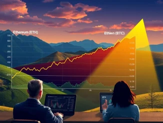 Charts showing significant Ethereum ETFs inflows and Bitcoin ETFs activity, reflecting a powerful shift in institutional crypto investment.