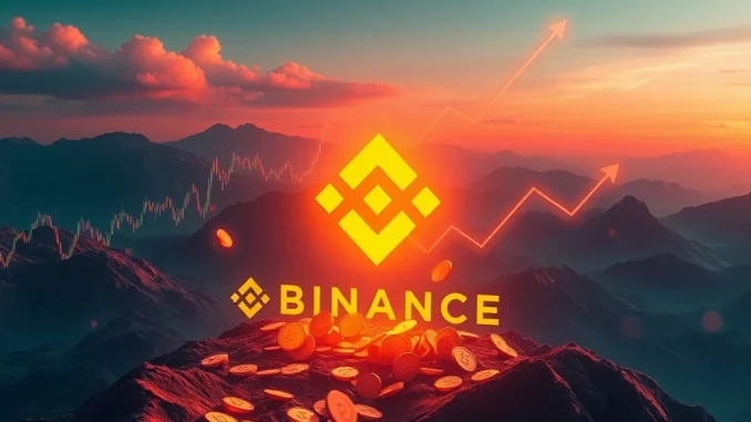 Visual representation of a large ETH deposit moving from an investment firm's wallet to Binance, highlighting the significant ETH deposit and its market implications.