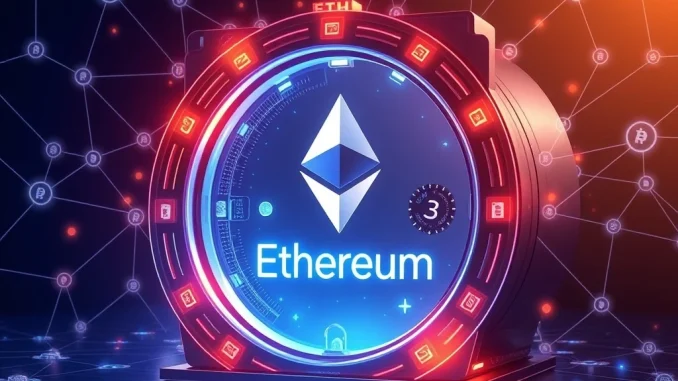 Ethereum's ETH Strategy boosts on-chain governance with significant funding, symbolizing decentralized financial growth.