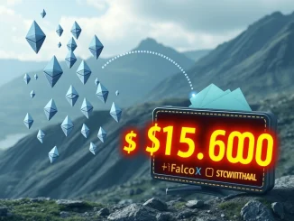 Illustrates a secure **ETH withdrawal** of $125M from FalconX into Bitmine-linked wallets, highlighting a major Ethereum transaction.