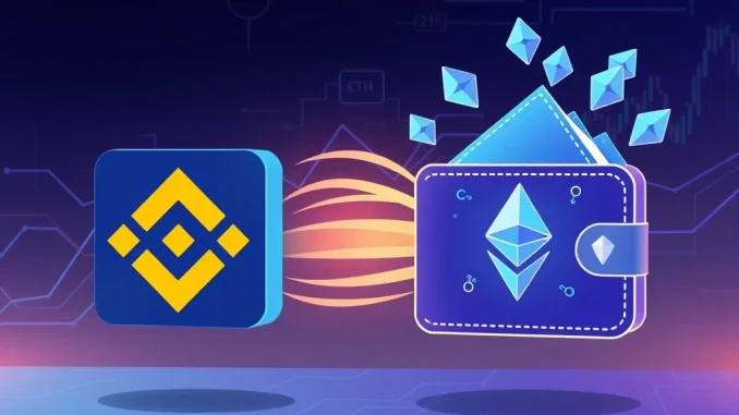 Ethereum News Today: Massive Justin Sun ETH Withdrawal from Binance Sparks Liquidity Concerns A large digital transfer of Ethereum (ETH) from Binance to a private wallet, representing Justin Sun's significant ETH withdrawal and its impact on crypto liquidity.