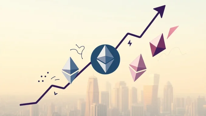 Ethereum ETF Soars: BlackRock's ETHA Achieves Unprecedented $10B Milestone in Just 251 Days A dynamic chart showing the rapid growth of BlackRock's ETHA Ethereum ETF reaching the $10 billion milestone, reflecting surging institutional demand.