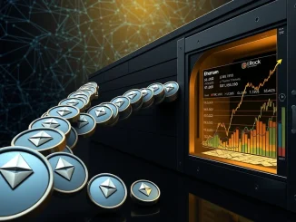 A visual representation of the significant Ethereum exit queue, illustrating the surge in ETH unstaking and its broader market impact.