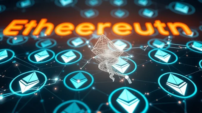 Ethereum Healthcare: IVD Medical's $19M ETH Purchase Revolutionizes Medical IP Tokenization Ethereum healthcare: Digital blockchain symbols integrating with medical icons, representing IVD Medical's innovation in healthcare tokenization.