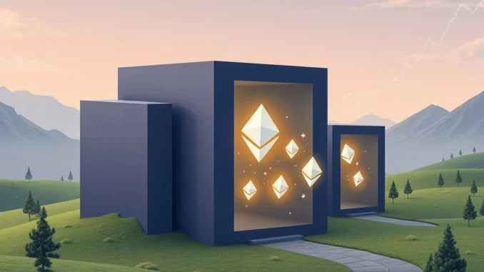 Ethereum Accumulation: Is This the Start of a Monumental Institutional Bull Run? Visualizing significant ETH accumulation by institutional entities, signaling a major bullish shift in the Ethereum market.