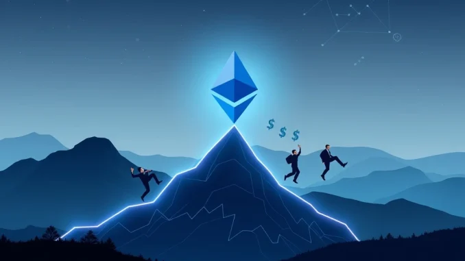 Chart showing strong long-term Ethereum growth despite a minor dip, highlighting its robust market position and promising Ethereum outlook.