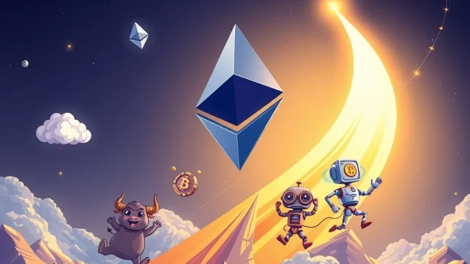 Ethereum News Today: Explosive Meme Coin Rally Ignites as MoonBull Emerges Victorious Ethereum's surge powering a dynamic meme coins rally, with MoonBull emerging as a top contender in the crypto market.