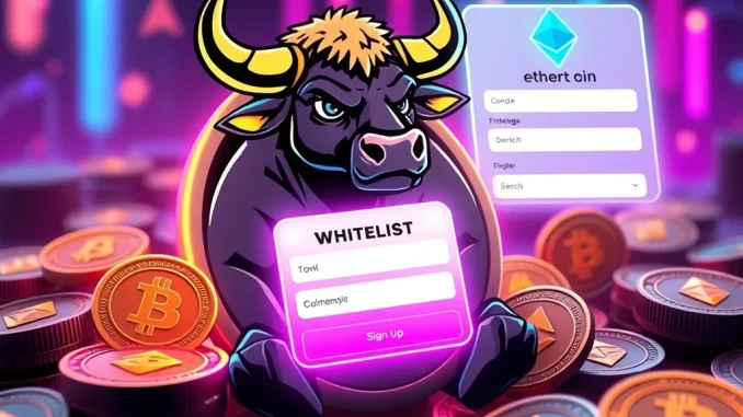 MoonBull Ethereum meme coin whitelist opportunity with 100x potential