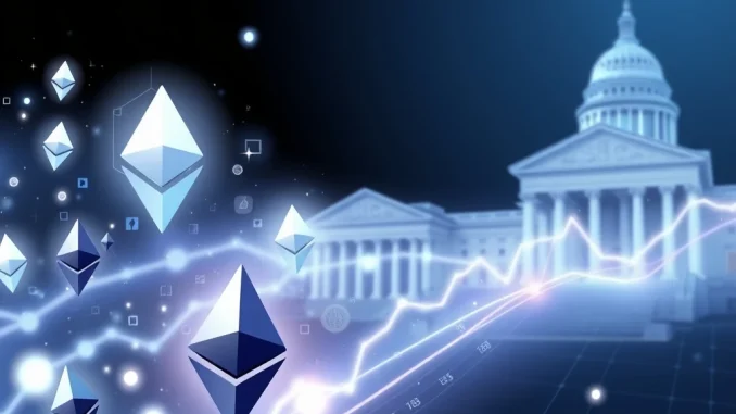 Ethereum ETF: Neos's Pivotal SEC Filing Signals Significant Crypto Investment Shift An image depicting the strategic move of Neos Investments submitting an Ethereum ETF prospectus to the SEC, highlighting a new era for crypto investment.